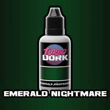 Turbo Dork: Metallic Acrylic Paint - Emerald Nightmare - 
