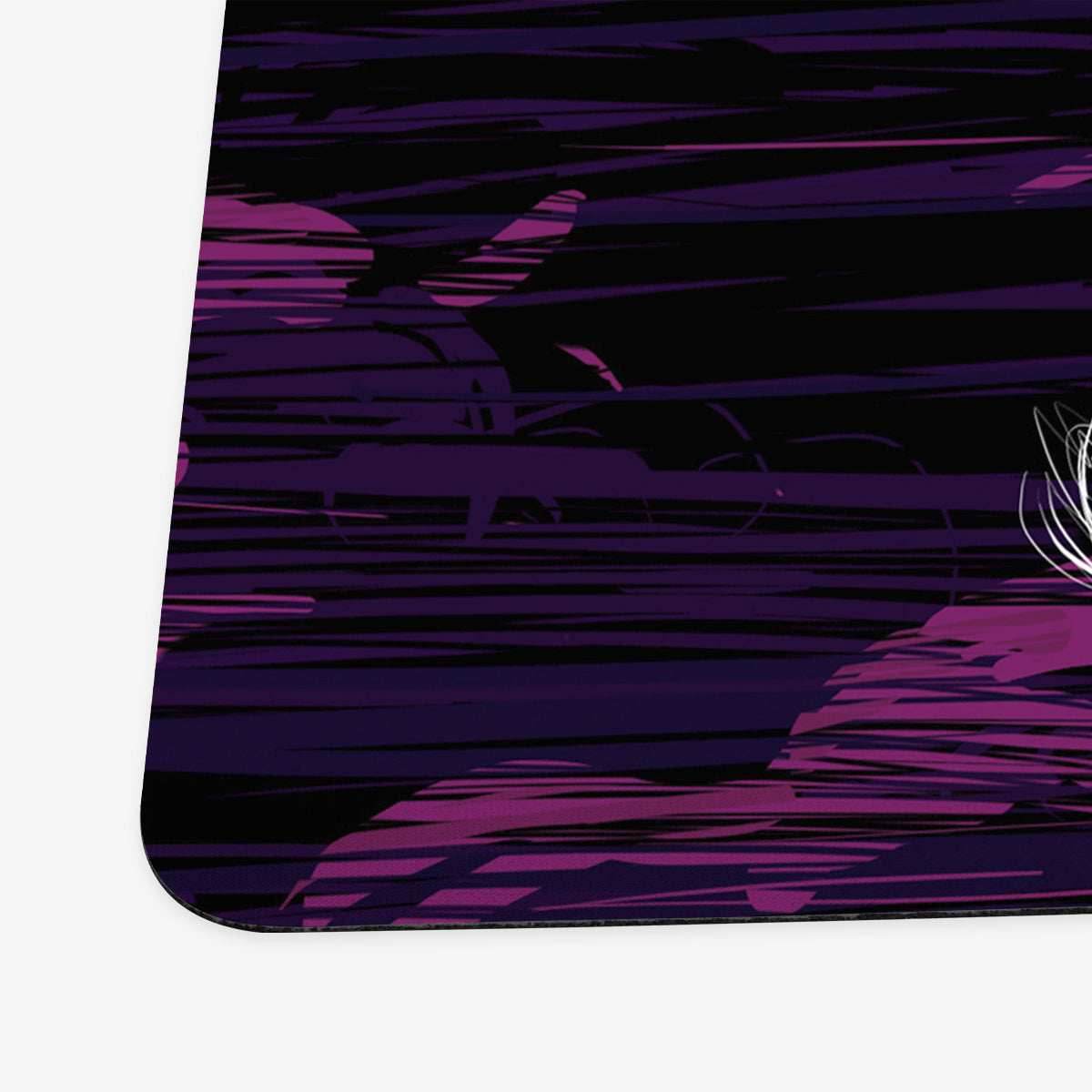 Blacklight Dragon Playmat - Standard Playmat / Cyan / Plain