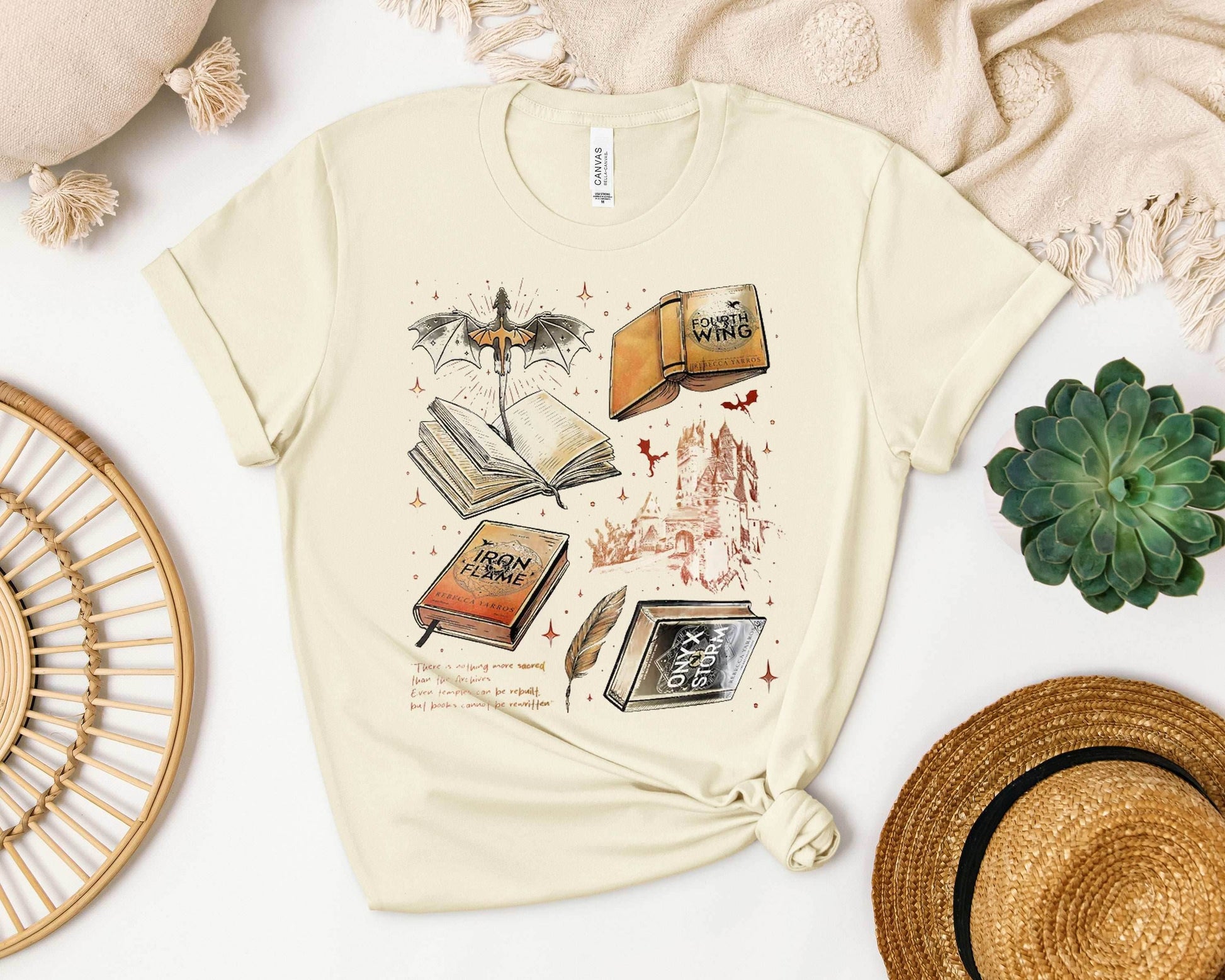 Fourth Wing Graphic Tee - S