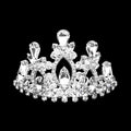 Marquise Teardrop Stone Cluster Embellished Princess Mini Tiara