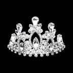 Marquise Teardrop Stone Cluster Embellished Princess Mini Tiara