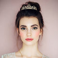 Elegant Rhinestone Paved Princess Tiara