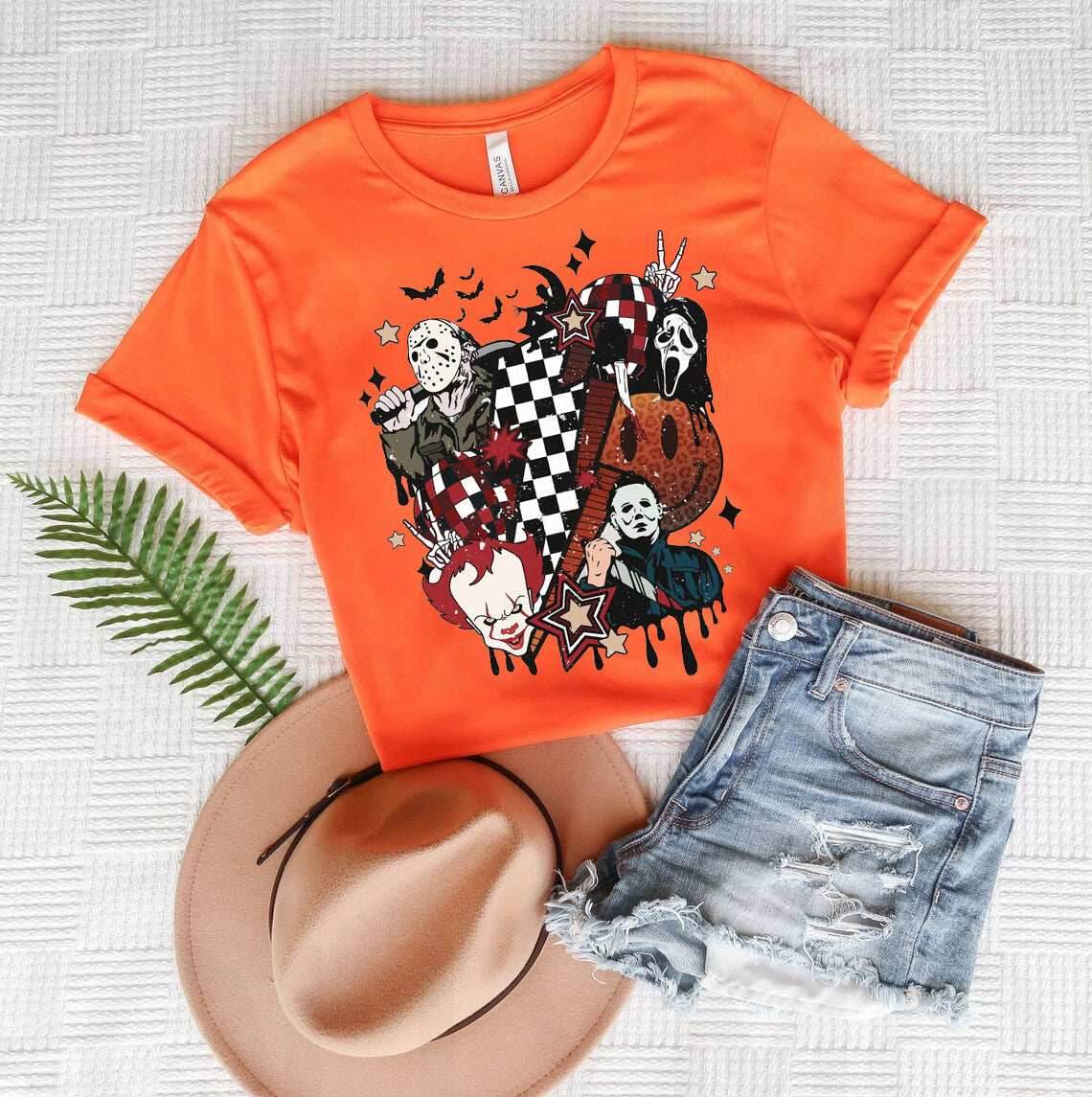 Horror Collage Graphic Tee - S
