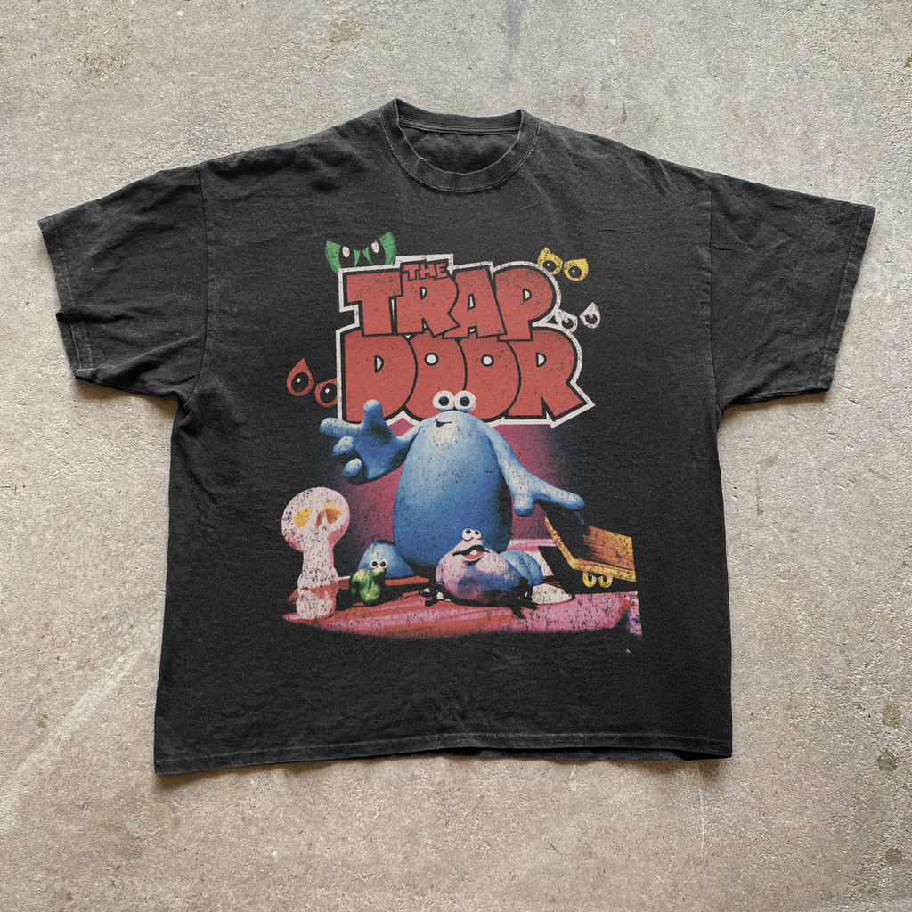 Vintage 'The Trap Door' Black T-Shirt