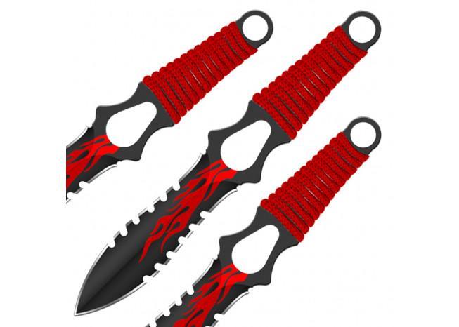 Flame Thrower Pin Point Throwing Knives-2