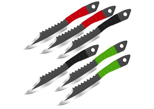 Shark Bite Drop Point Throwing Knife Set-0