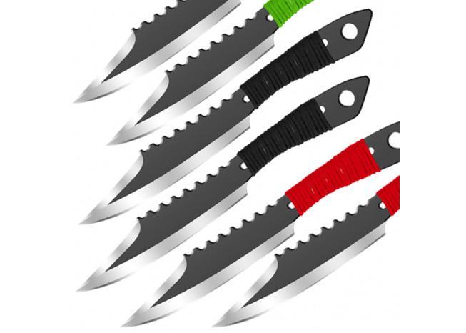 Shark Bite Drop Point Throwing Knife Set-1