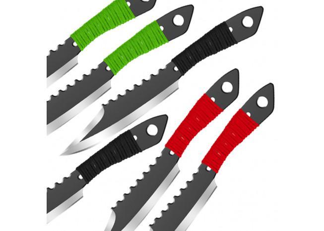 Shark Bite Drop Point Throwing Knife Set-2