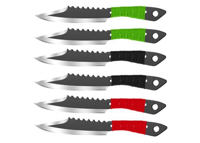 Shark Bite Drop Point Throwing Knife Set-3