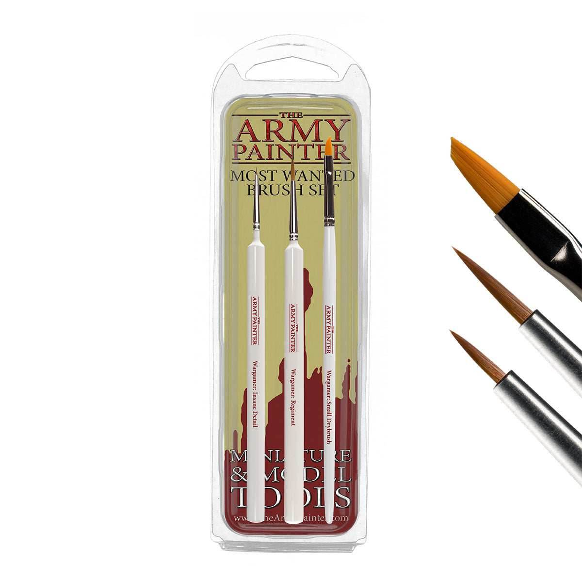 Army Painter Tools: Most Wanted Brush Set - 