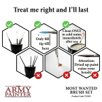 The Army Painter Hobby Starter: Wargamers Most Wanted Brush Set - 