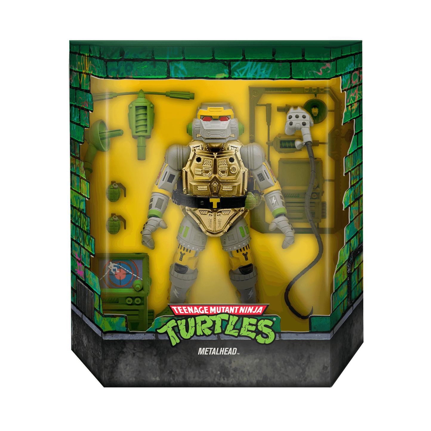 Super7 x Teenage Mutant Ninja Turtles Ultimates Metalhead Wave 3 Action Figure TMNT - 