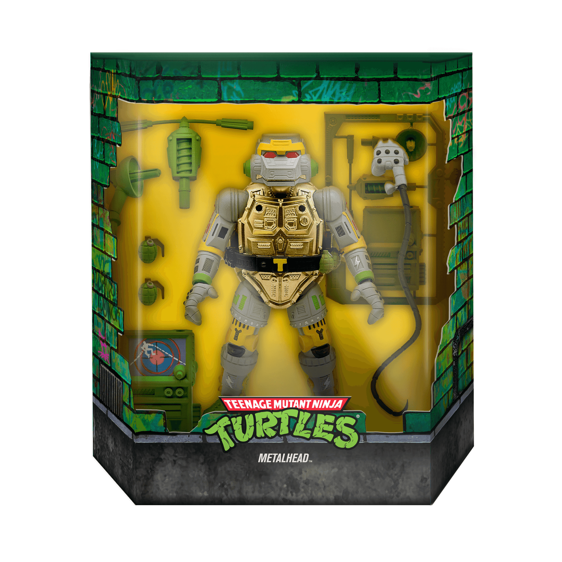 Super7 x Teenage Mutant Ninja Turtles Ultimates Metalhead Wave 3 Action Figure TMNT - 
