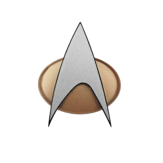 Star Trek The Next Generation Chirping Communicator Badge, TNG ComBadge (Non-Bluetooth) - 