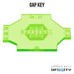 Infinity Gap Keys - Fluorescent Red