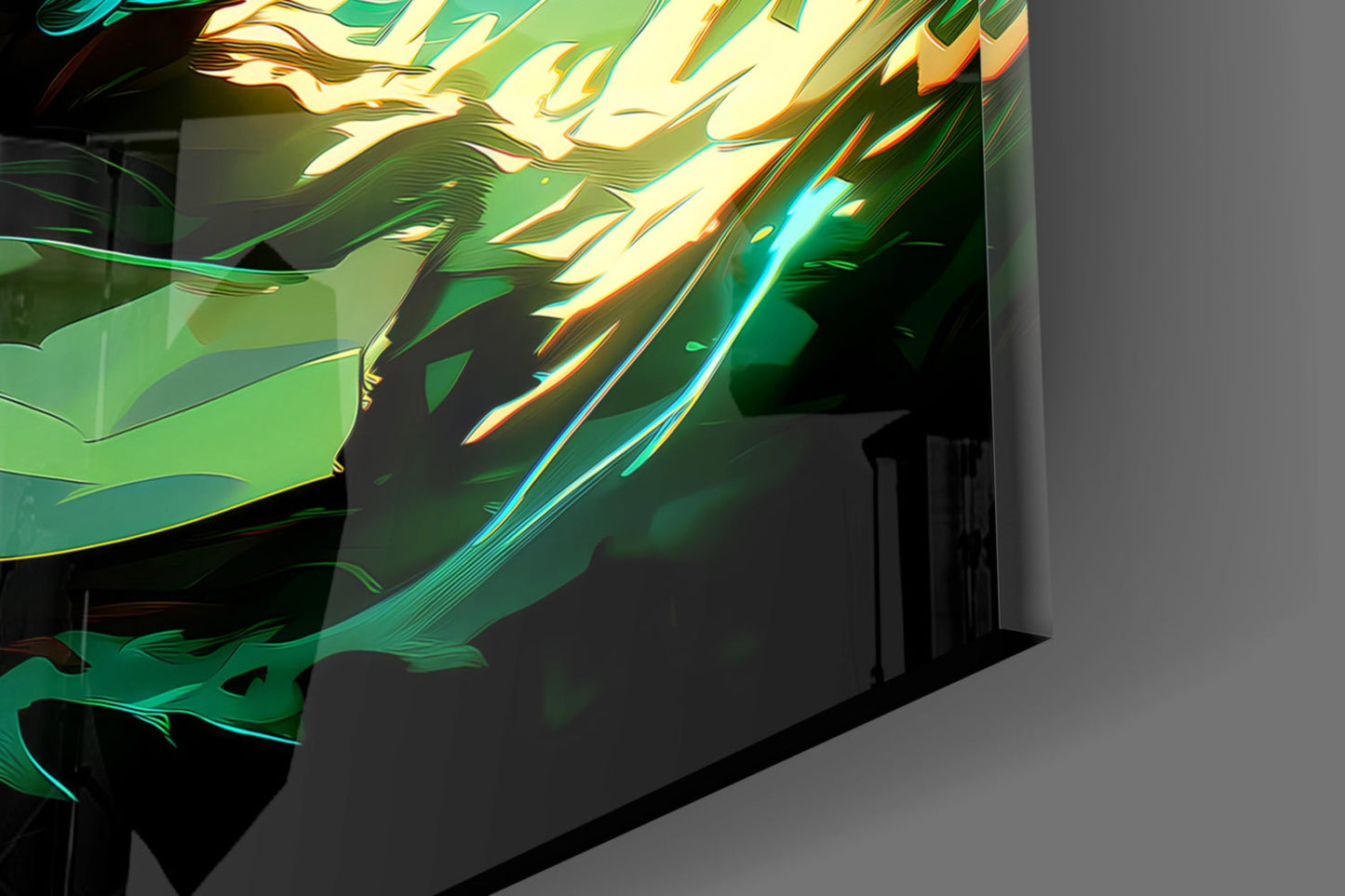 Legendary Super Saiyan Broly Glass Wall Art || Designer Collection