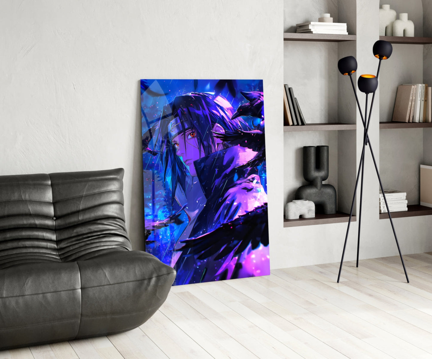 Itachi: Shadow of the Ravens Glass Wall Art || Designer Collection