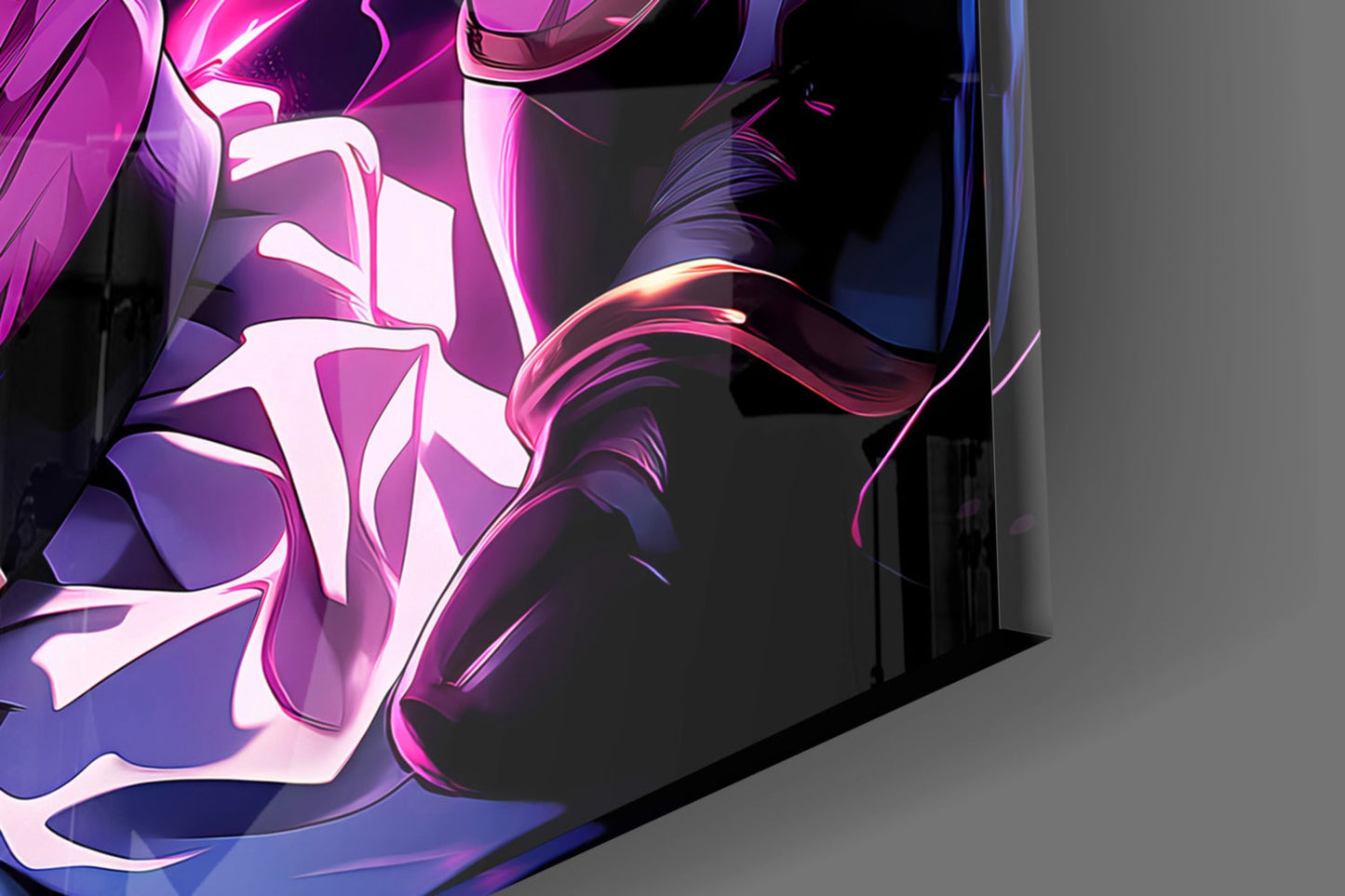 Pure Evil Kid Buu Glass Wall Art || Designer Collection