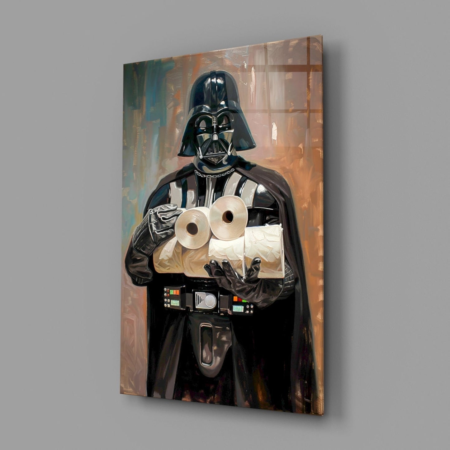 Crisis of the Dark Side Glass Wall Art || Designer Collection