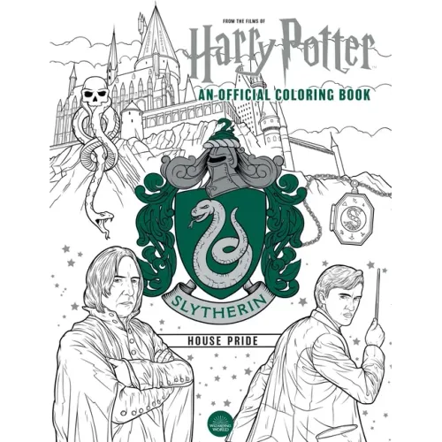 Harry Potter: Slytherin House Pride: The Official Coloring Book: (Gifts Books for Harry Potter Fans, Adult Coloring Books)