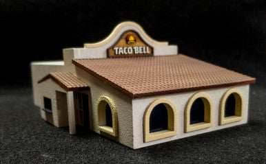 28mm (O Gauge) Taco Restaurant (MDF) - 28MMDF163 - 