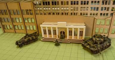 28mm Ruined Tank Factory - 28MMDF170 - 