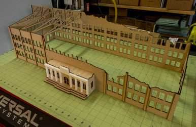 28mm Ruined Tank Factory - 28MMDF170 - 