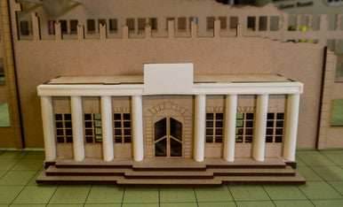 28mm Ruined Tank Factory - 28MMDF170 - 