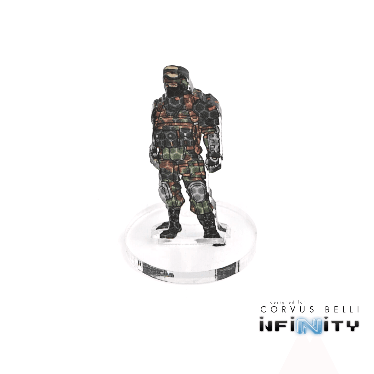 Infinity 3D Markers - Tankhunters (Male, 25mm Camo -3)