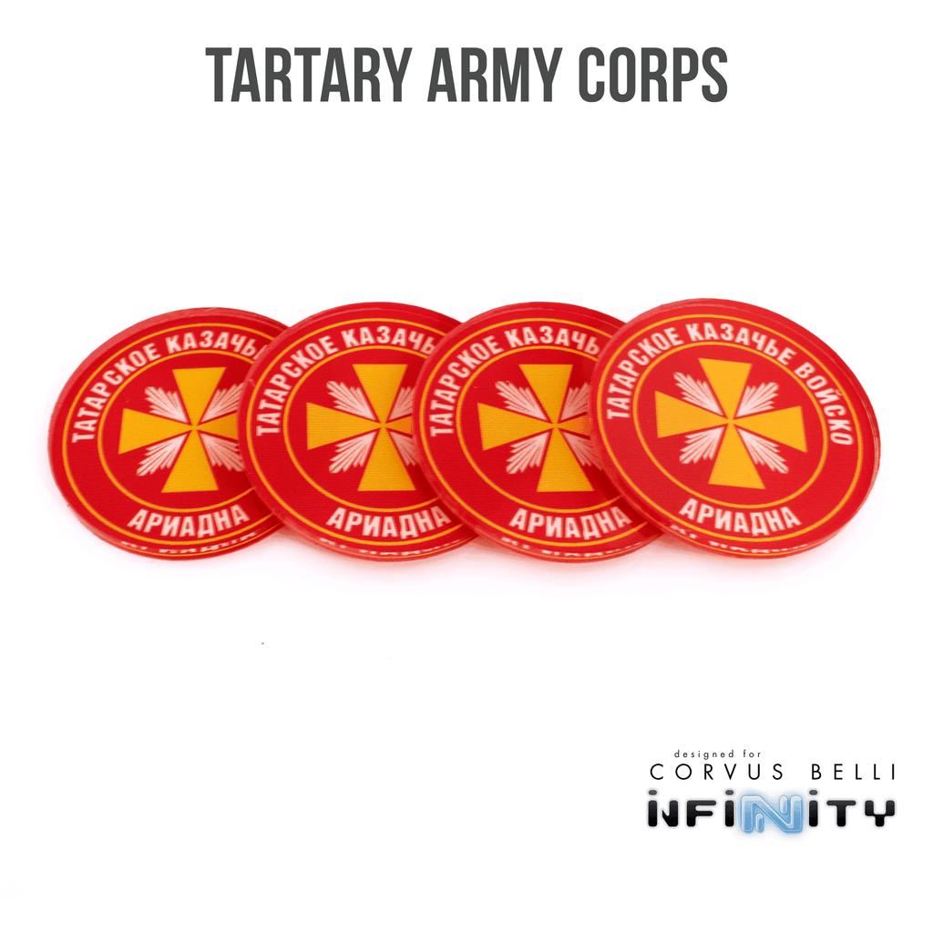 Infinity Faction Command Tokens - Aleph