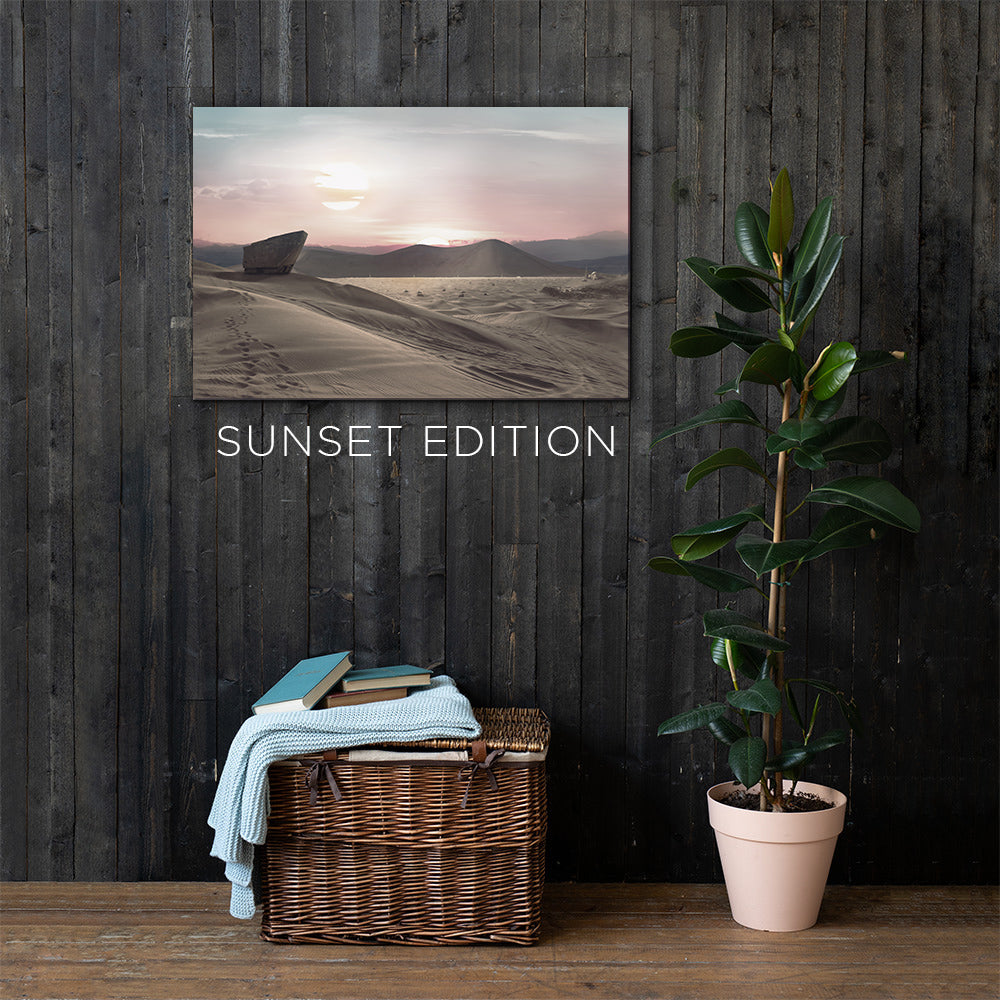 Tatooine Binary Sunset Star Wars Canvas