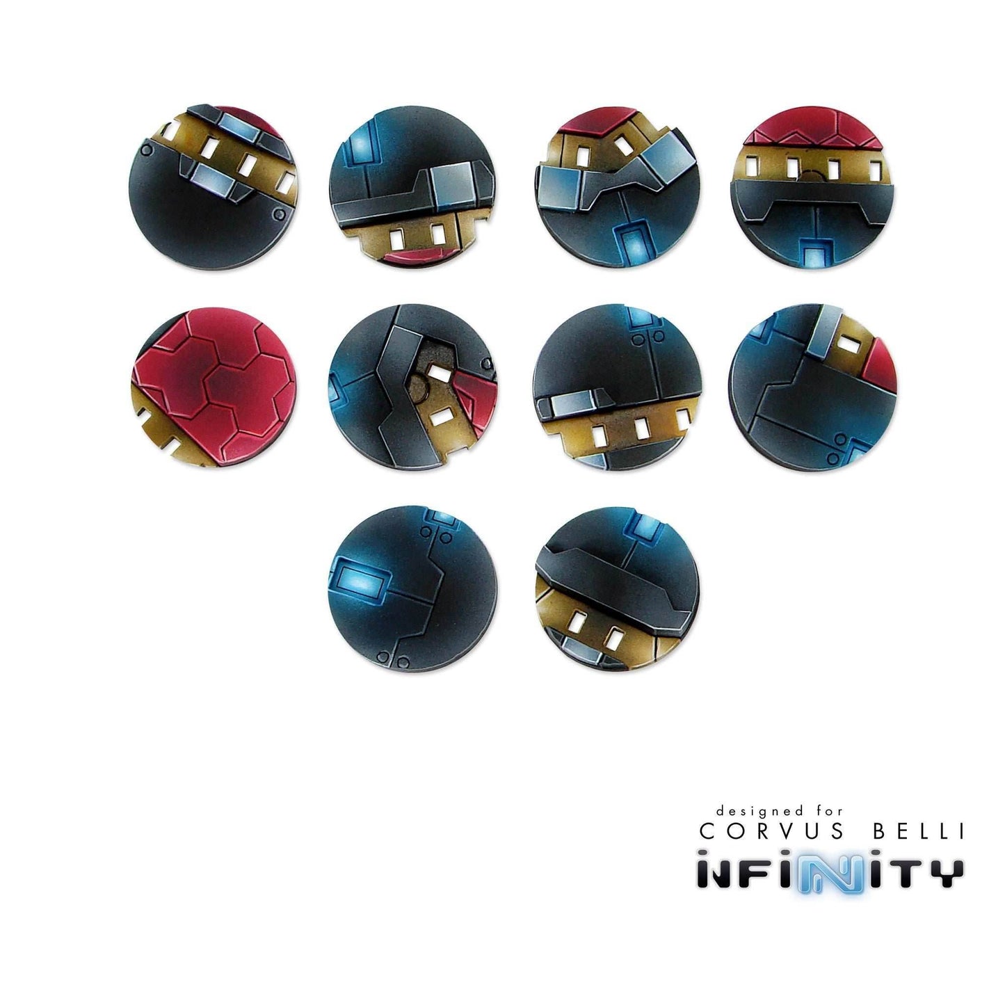 Taugak Bases - 25mm (10)