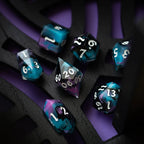 Dark Dream Handmade Resin DND Dice Set