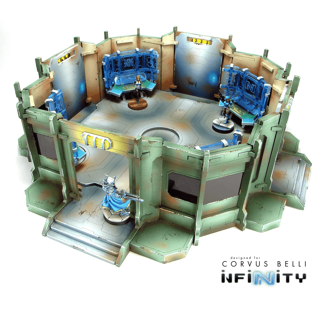 Command Bunker - With Roof, Consoles and Floor Insert