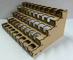 Wall Mount Paint Rack - Testors Square Enamels - 