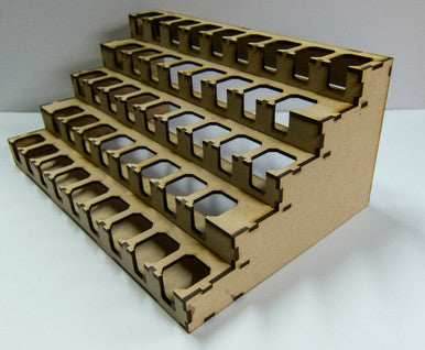 Wall Mount Paint Rack - Testors Square Enamels - 