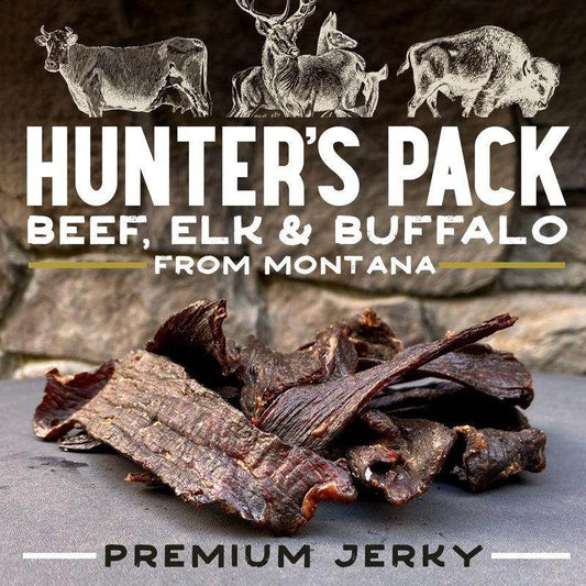 The Hunter’s Pack- Elk, Buffalo and Beef Jerky - 