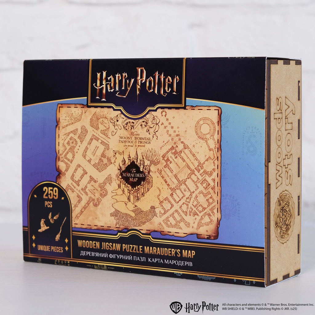Wooden jigsaw puzzle Harry Potter™ Marauder’s Map