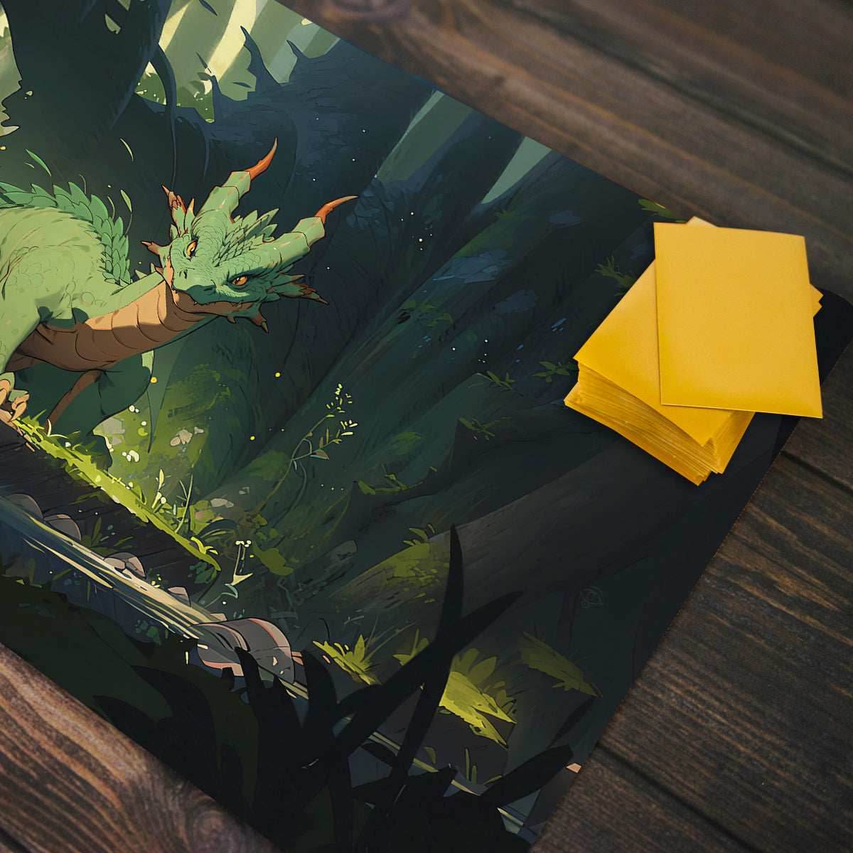 Nymuai, Dragon of the Glade Playmat - Standard Playmat / Plain