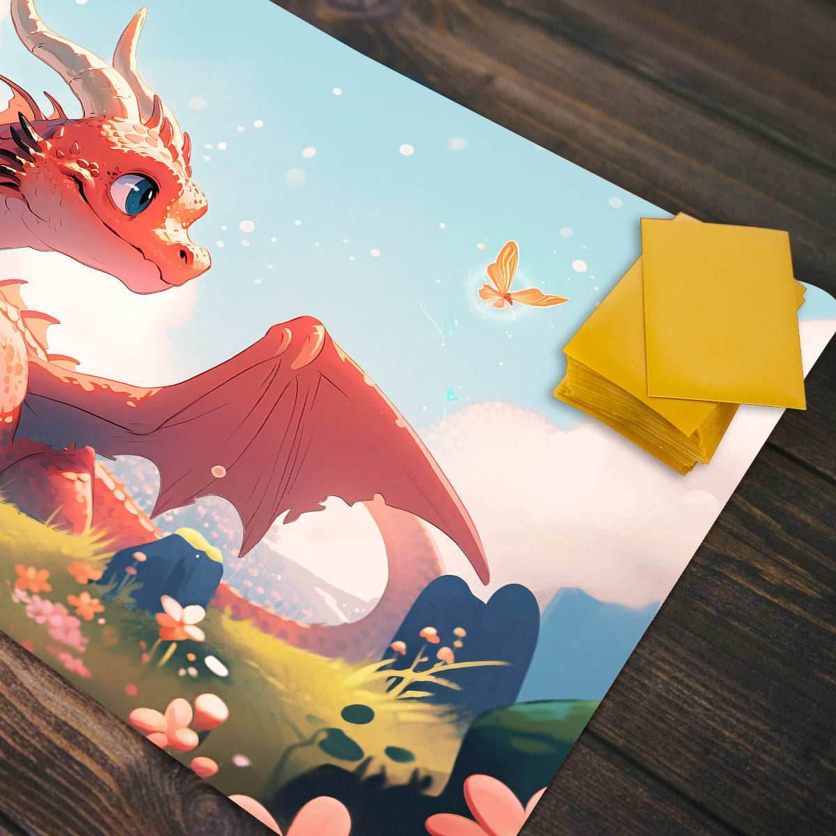 Sunshine Dragon Playmat - Standard Playmat / Plain