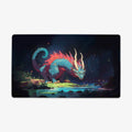 The Blue River Dragon Playmat - Standard Playmat / Plain