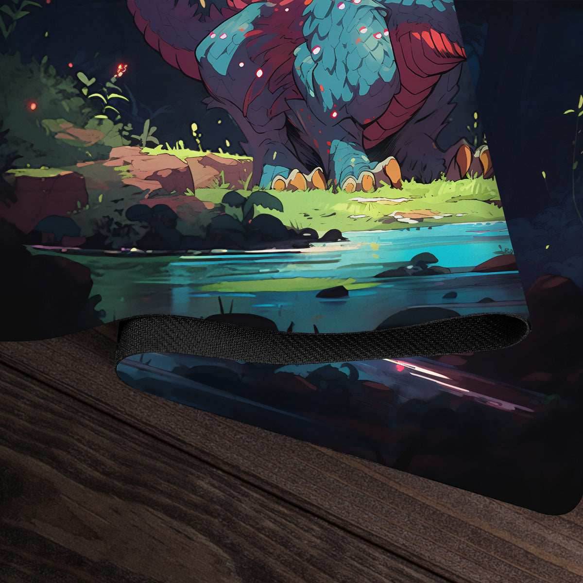 The Blue River Dragon Playmat - Standard Playmat / Plain