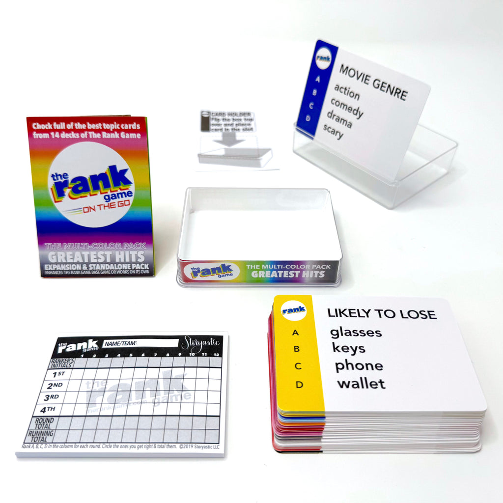 The Rank Game On-the-Go: Greatest Hits (Multi-Color Pack)
