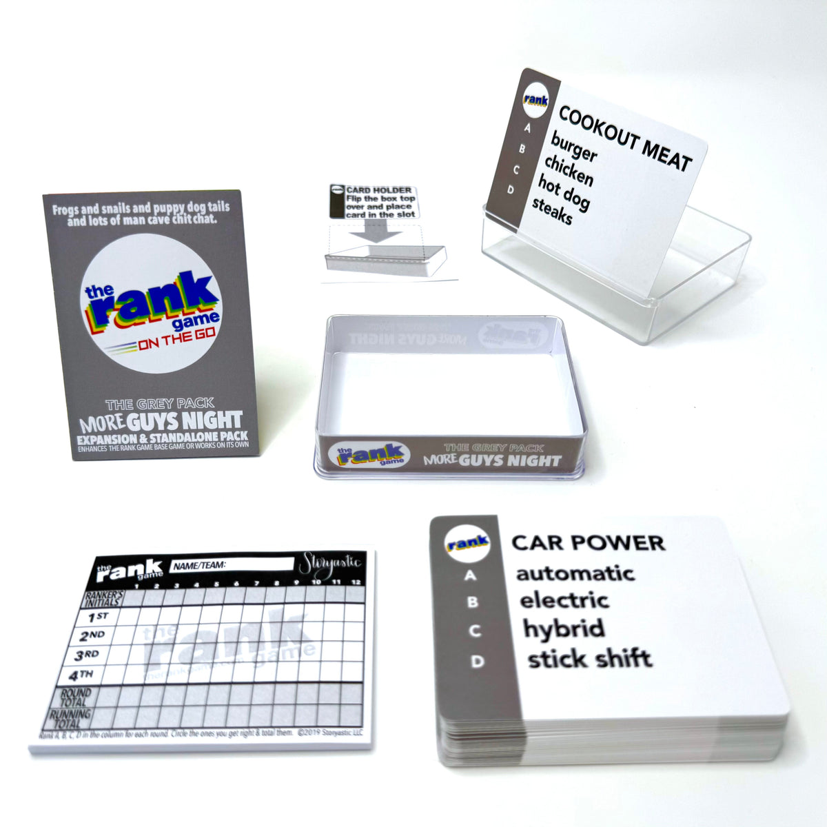 The Rank Game On-the-Go: MORE Guys Night (Grey Pack)