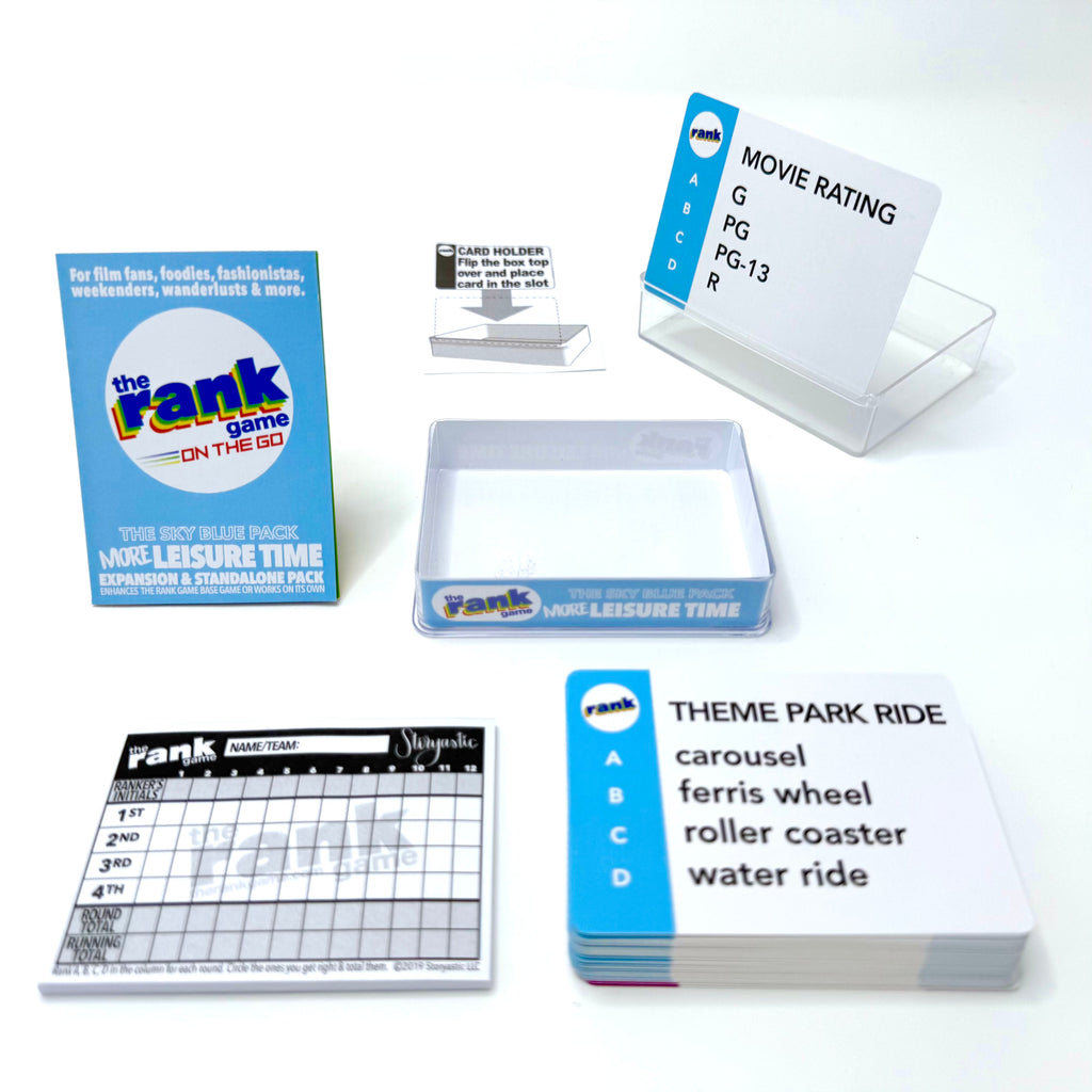 The Rank Game: More Leisure Time (Standalone & Expansion Pack)