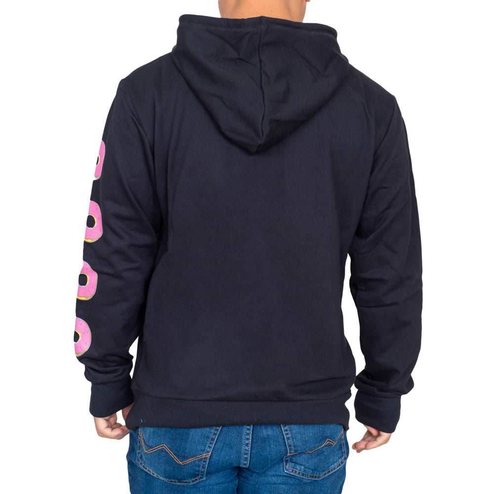 The Simpsons Homer Donut Pull Over Hoodie Sweatshirt - S