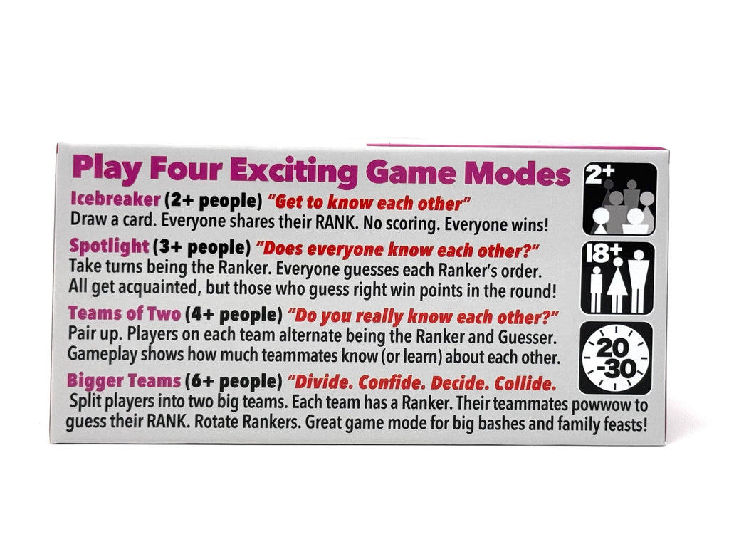 The Rank Game - AFTER DARK Edition (ages 18+)