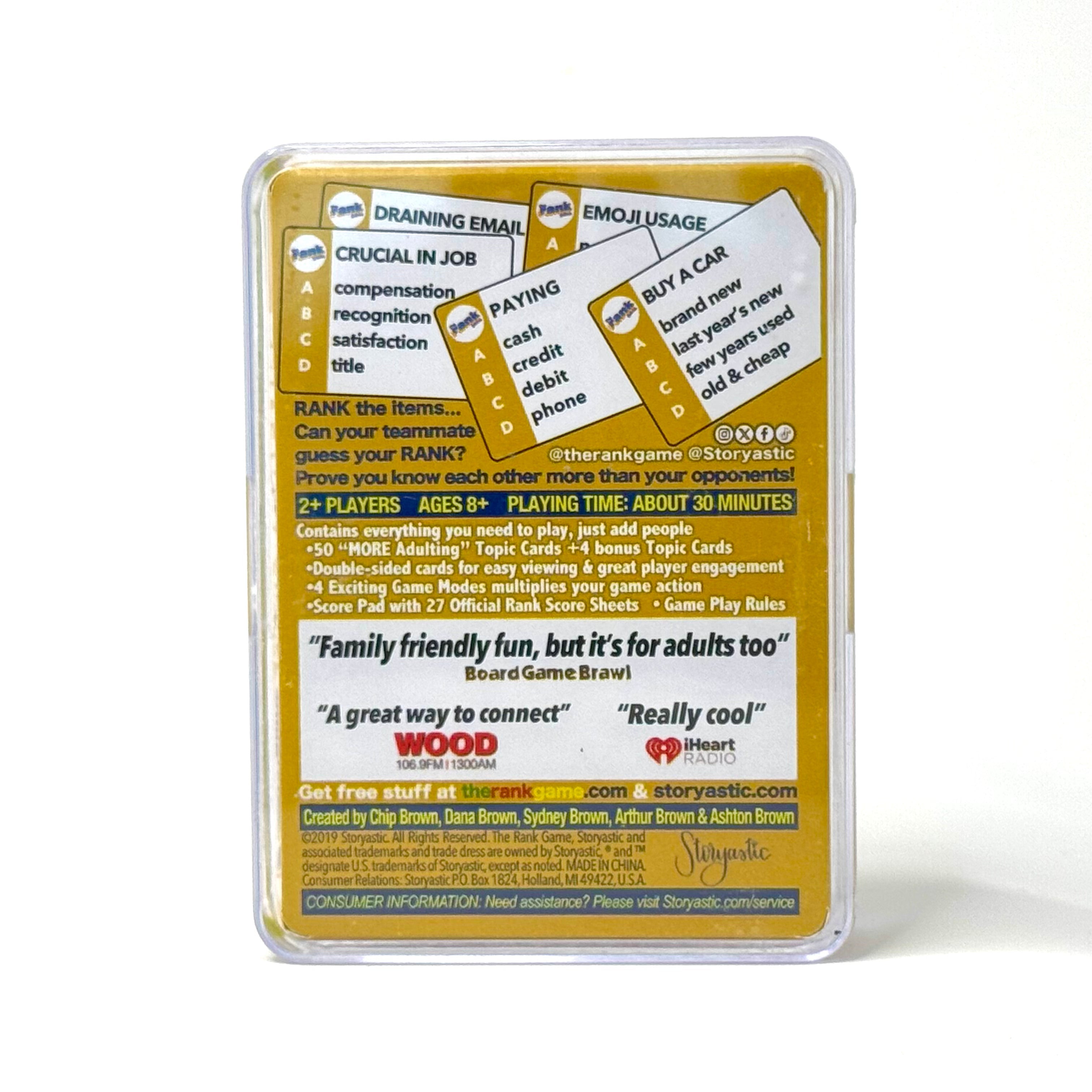 The Rank Game On-the-Go: MORE Adulting (Dijon Yellow Pack)