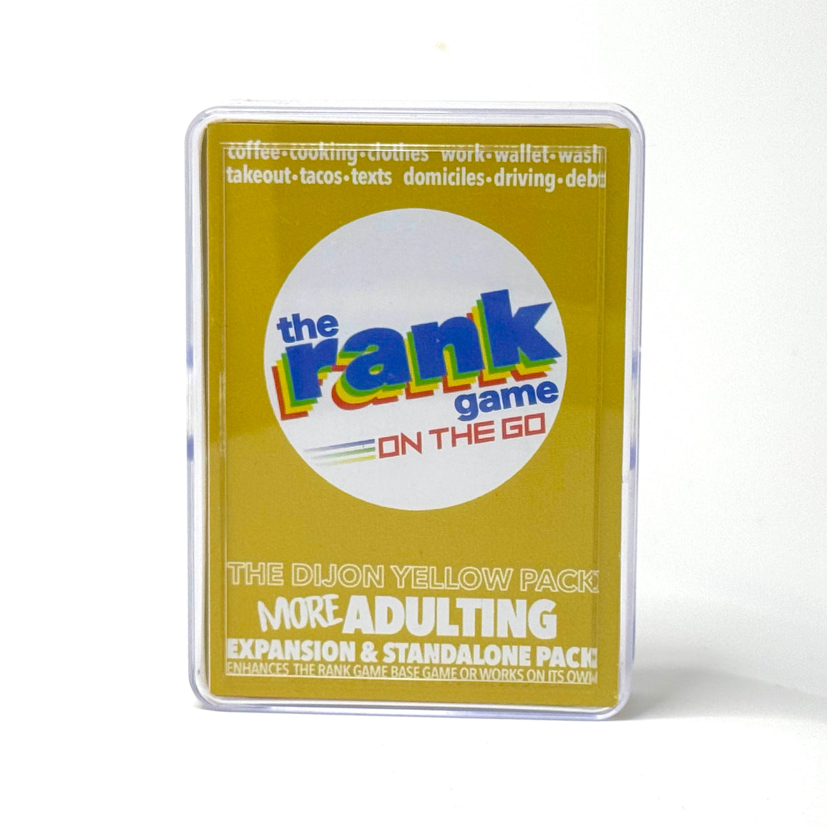 The Rank Game On-the-Go: MORE Adulting (Dijon Yellow Pack)