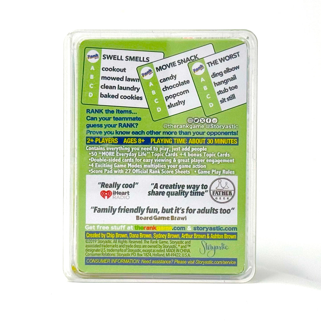 The Rank Game On-the-Go: MORE Everyday Life (MintGreen Pack)